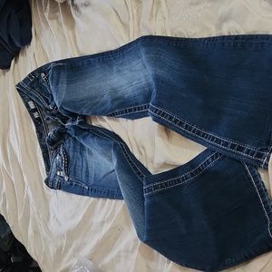 Miss Me Women's Boot Cut Jeans - Dark Blue